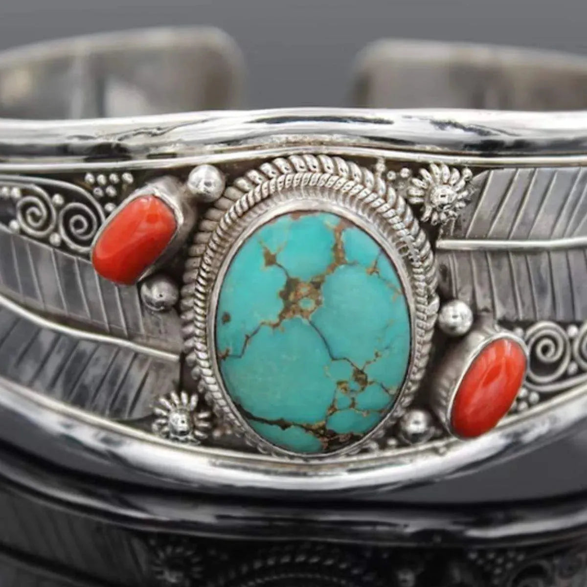 Turquoise Open Bracelet Bracelets - Tophatter Daily Deals