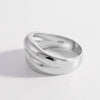 925 Sterling Silver Bulging Ring Rings - Tophatter Daily Deals