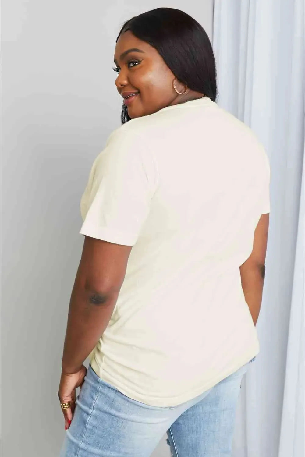 Simply Love Full Size EASY BAKING Graphic Cotton Tee Women's T-Shirts - Tophatter Daily Deals
