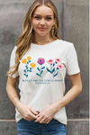 Simply Love Full Size BLESSED ARE THE PURE IN HEART Matthew 5:8 Graphic Cotton Tee Women's T-Shirts - Tophatter Daily Deals