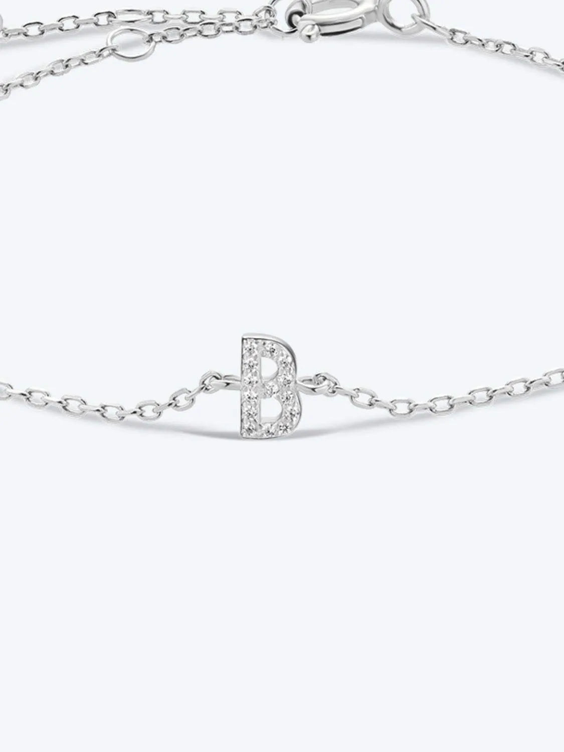 A To F Zircon 925 Sterling Silver Bracelet Bracelets - Tophatter Daily Deals