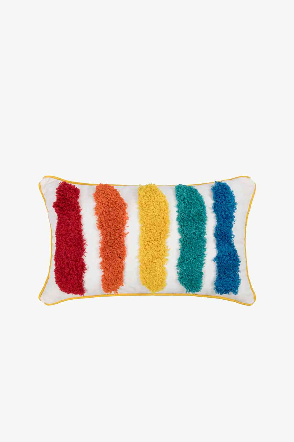 Multicolored Decorative Throw Pillow Case Vertical Stripes One Size Decorative Pillowcases - Tophatter Daily Deals