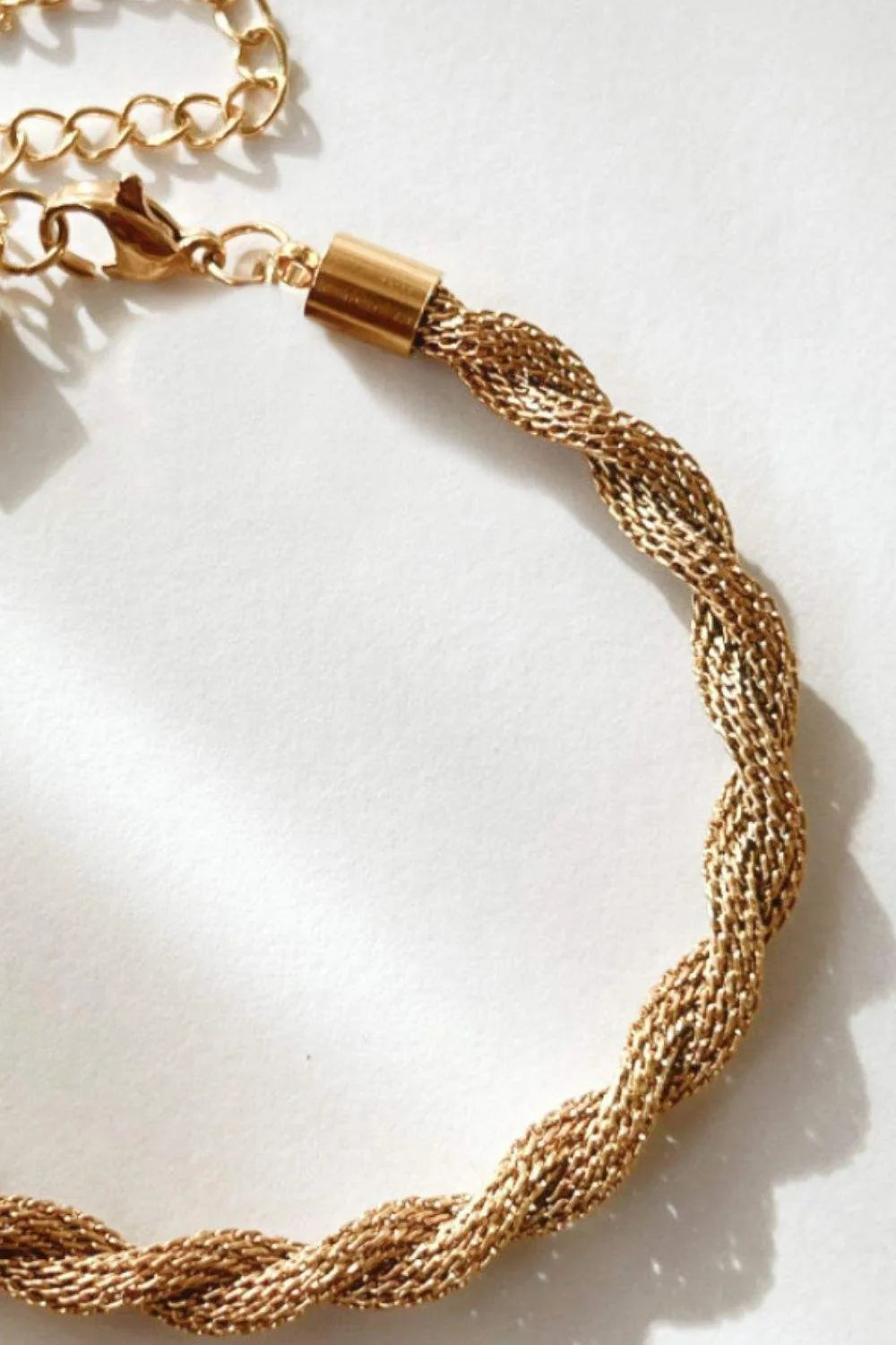 Twisted Stainless Steel Bracelet Bracelets - Tophatter Daily Deals