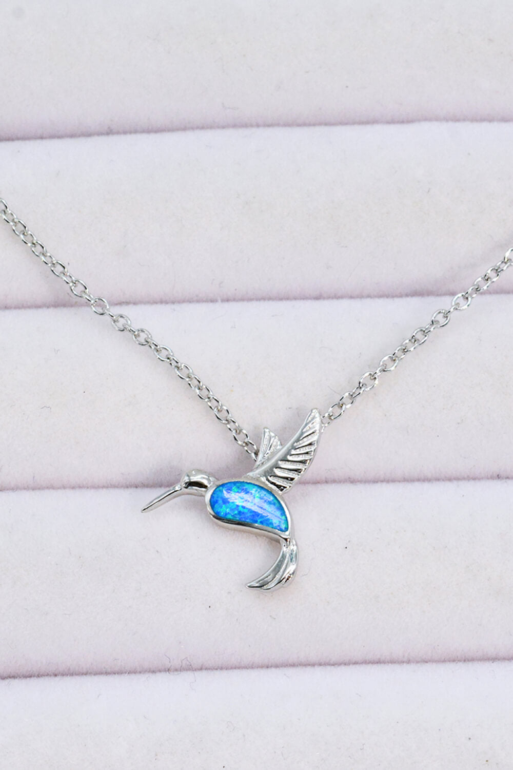 Opal Bird 925 Sterling Silver Necklace - Tophatter Shopping Deals - Electronics, Jewelry, Auction, App, Bidding, Gadgets, Fashion