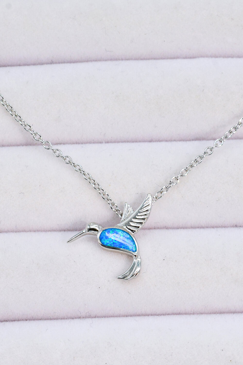 Opal Bird 925 Sterling Silver Necklace - Tophatter Deals