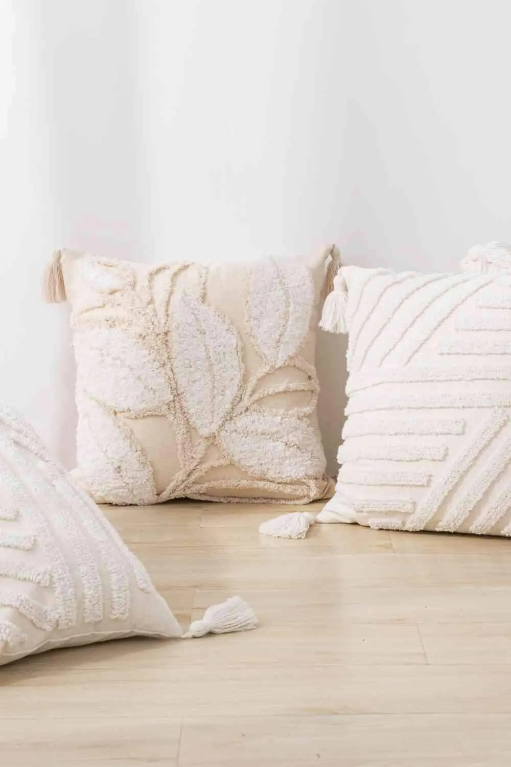 Textured Decorative Throw Pillow Case Decorative Pillowcases - Tophatter Daily Deals