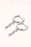 Moissanite Decor 925 Sterling Silver Earrings - Tophatter Shopping Deals