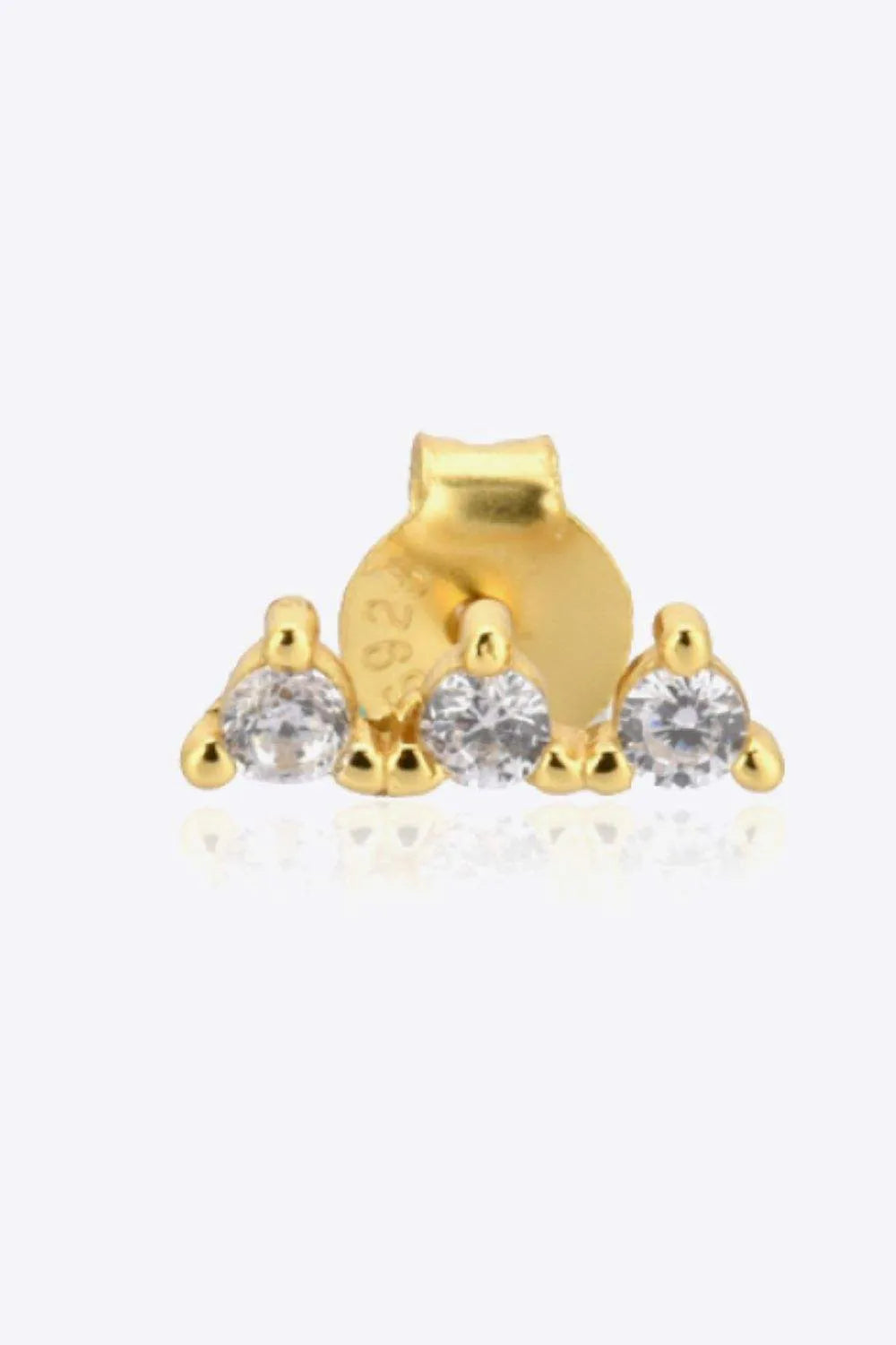 Zircon 925 Sterling Silver Earrings Earrings - Tophatter Daily Deals