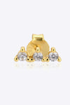 Zircon 925 Sterling Silver Earrings Earrings - Tophatter Daily Deals
