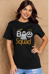 Simply Love Full Size BOO SQUAD Graphic Cotton T-Shirt Women's T-Shirts - Tophatter Daily Deals