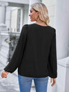 Square Neck Puff Sleeve Top Blouses - Tophatter Daily Deals