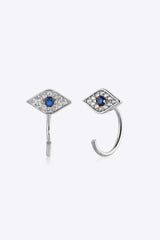 Zircon Geometric 925 Sterling Silver Earrings Earrings - Tophatter Daily Deals