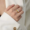 18K Gold-Plated Open Ring Rings - Tophatter Daily Deals