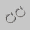 Zircon 925 Sterling Silver C-Hoop Earrings Earrings - Tophatter Daily Deals