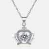 Moissanite Crown 925 Sterling Silver Necklace - Shop Tophatter Deals, Electronics, Fashion, Jewelry, Health, Beauty, Home Decor, Free Shipping