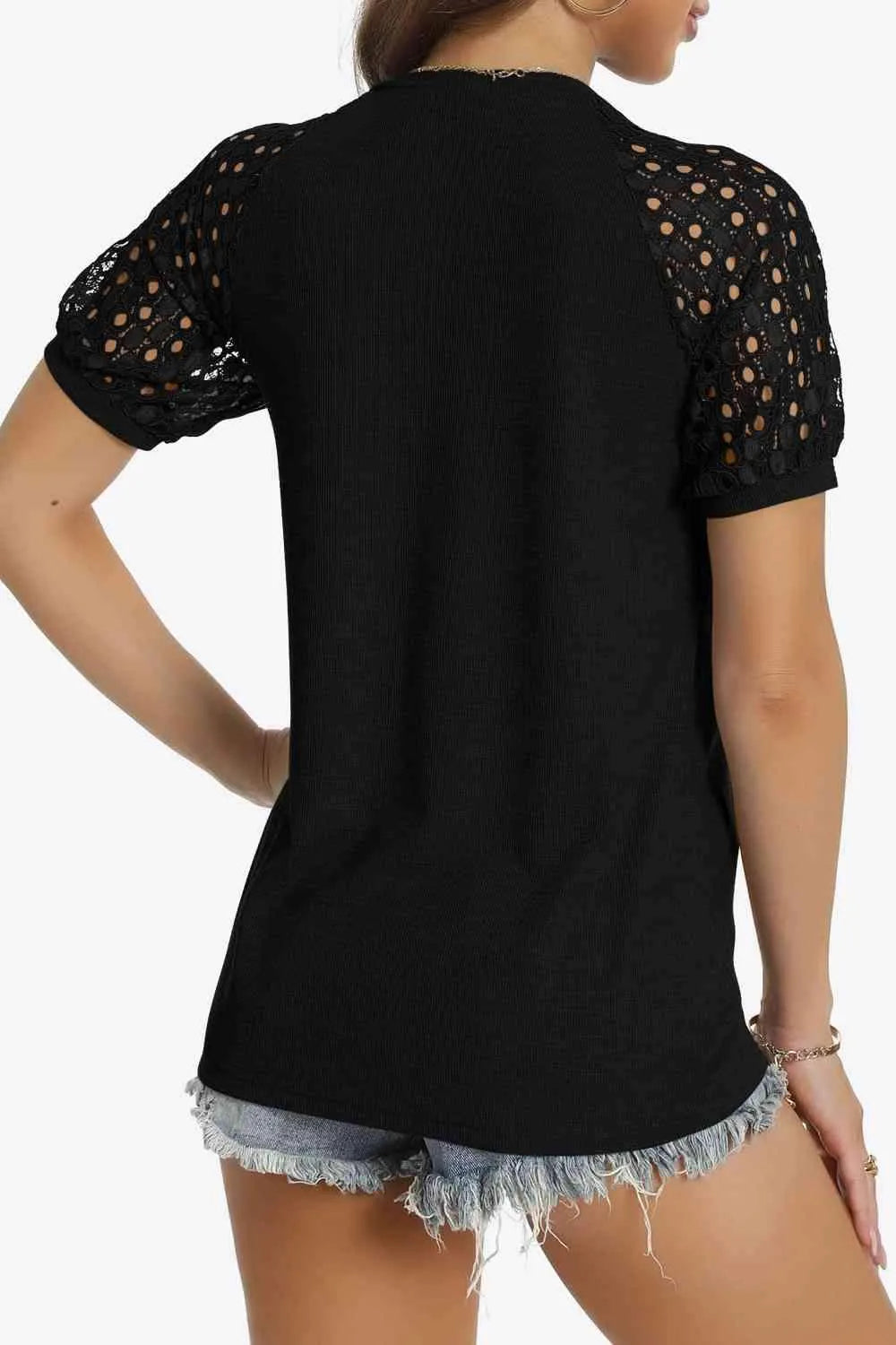 Short Sleeve V-Neck Tee Women's T-Shirts - Tophatter Daily Deals