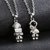 Astronaut Pendant Cat's Eye Stone Stainless Steel Necklace Necklaces - Tophatter Daily Deals