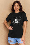 Simply Love Full Size Planet Graphic Cotton T-Shirt Women's T-Shirts - Tophatter Daily Deals