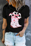 Cowboy Hat and Boots Graphic Tee - Tophatter Daily Deals