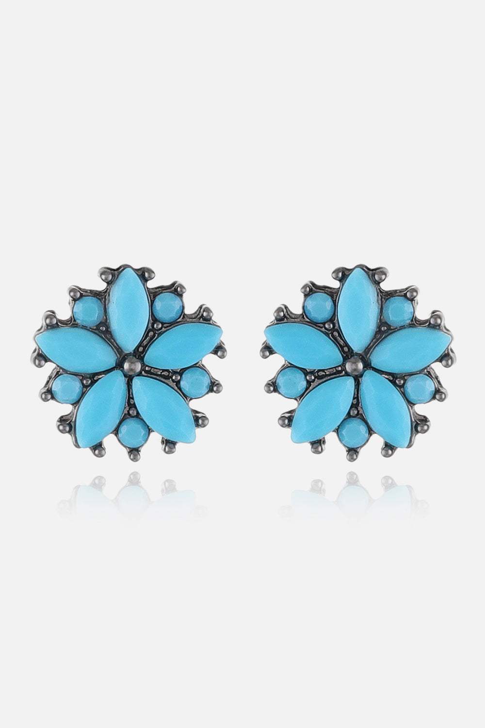 Turquoise Stud Earrings Style H One Size Earrings - Tophatter Daily Deals