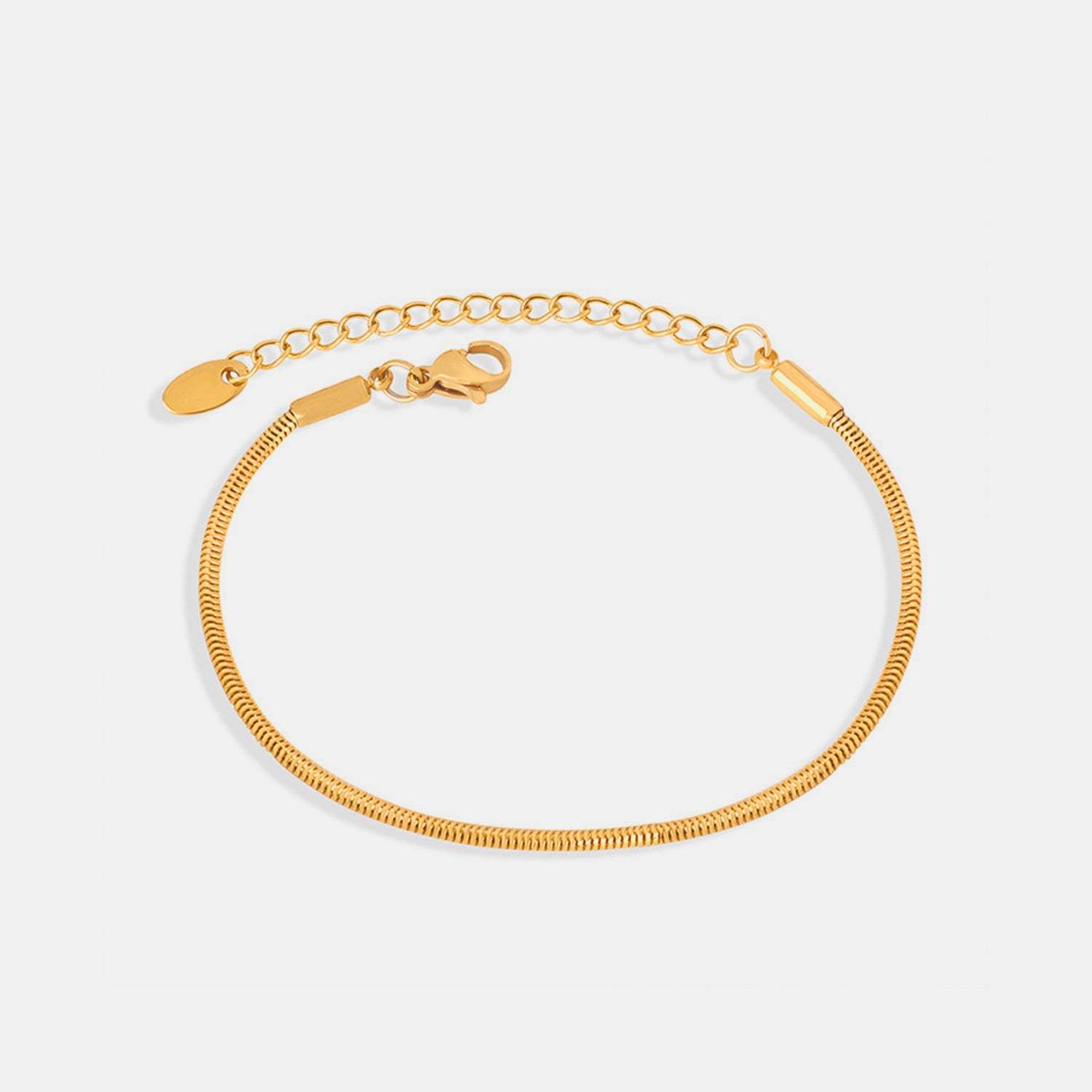 18K Gold-Plated Minimalist Bracelet Bracelets - Tophatter Daily Deals