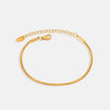 18K Gold-Plated Minimalist Bracelet Bracelets - Tophatter Daily Deals