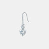 5.44 Carat 925 Sterling Silver Moissanite Heart Drop Earrings - Shop Tophatter Deals, Electronics, Fashion, Jewelry, Health, Beauty, Home Decor, Free Shipping