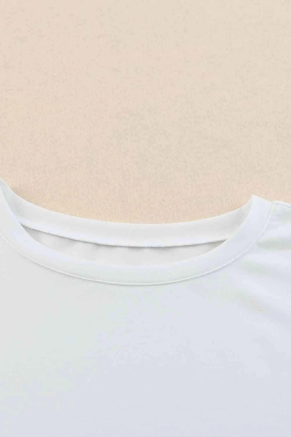 Puff Sleeve Curved Hem Blouse Blouses - Tophatter Daily Deals