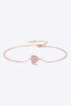 Zircon Heart 925 Sterling Silver Bracelet Bracelets - Tophatter Daily Deals