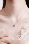 925 Sterling Silver Moissanite Necklace Moissanite - Tophatter Daily Deals