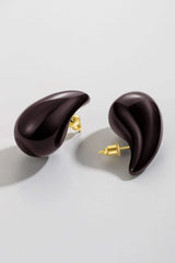 Big Size Water Drop Brass Earrings Earrings - Tophatter Daily Deals