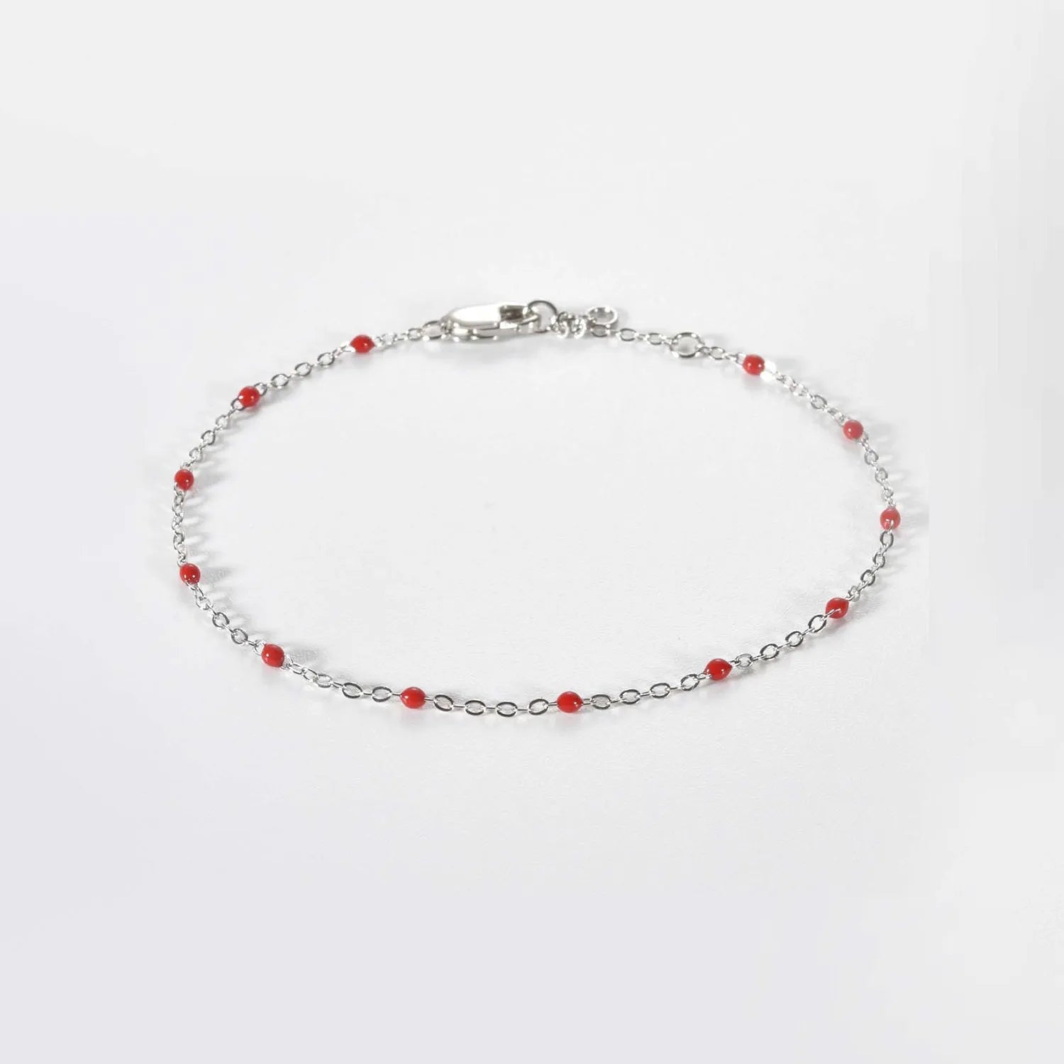 Bead 925 Sterling Silver Bracelet Bracelets - Tophatter Daily Deals