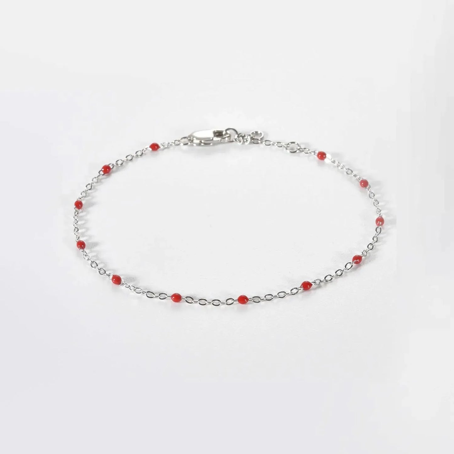 Bead 925 Sterling Silver Bracelet Bracelets - Tophatter Daily Deals
