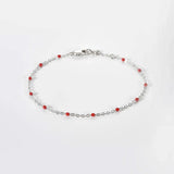 Bead 925 Sterling Silver Bracelet Bracelets - Tophatter Daily Deals