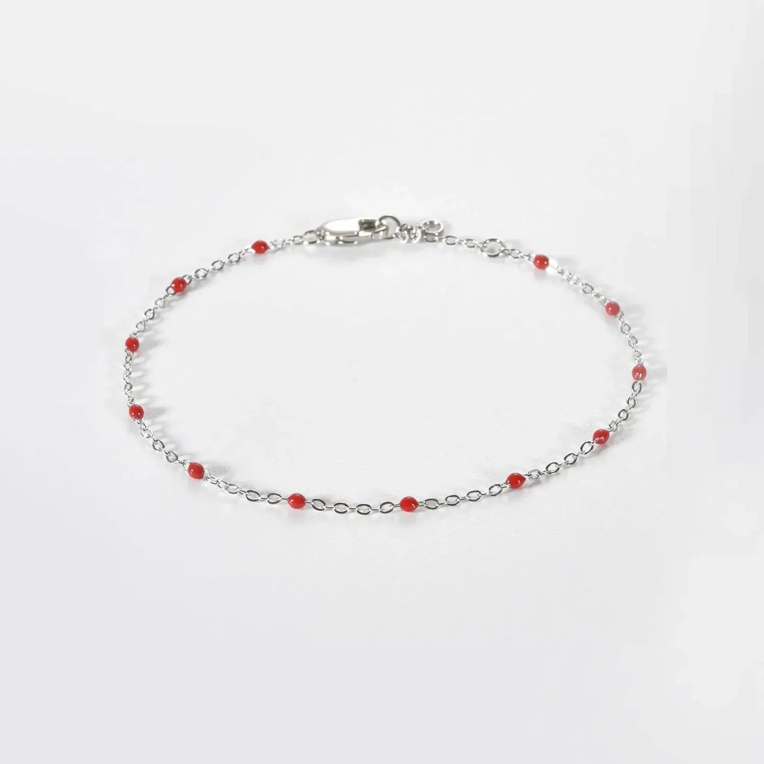 Bead 925 Sterling Silver Bracelet Bracelets - Tophatter Daily Deals