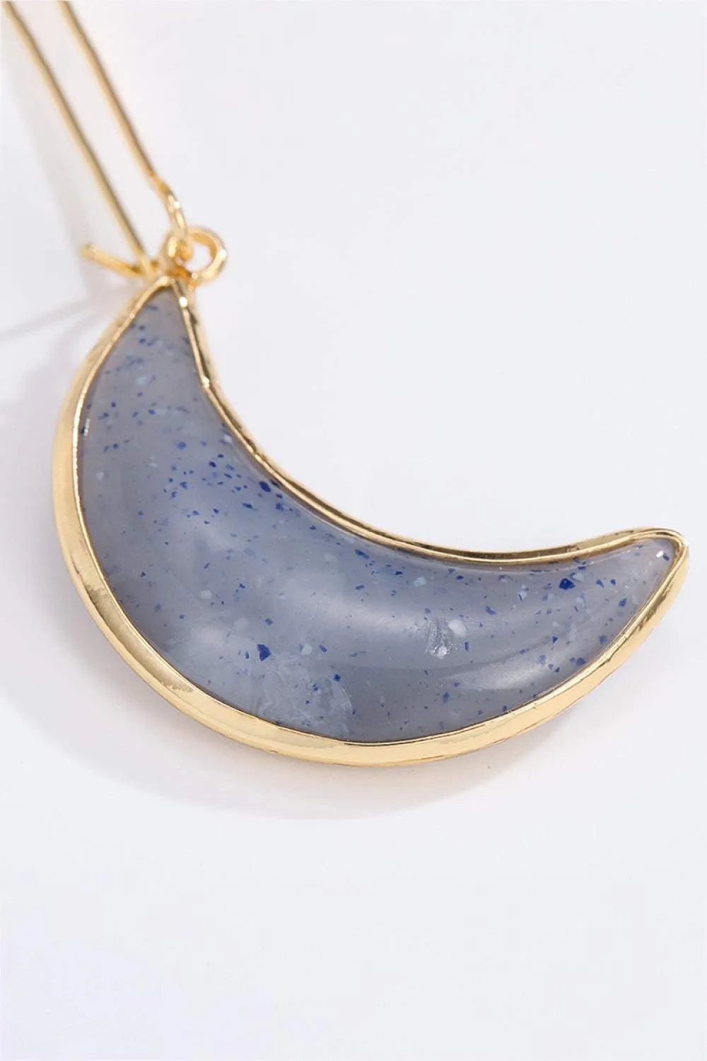 5-Pair Wholesale Resin Moon Drop Earrings Earrings - Tophatter Daily Deals