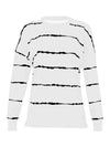 Striped Round Neck T-Shirt Women's T-Shirts - Tophatter Daily Deals