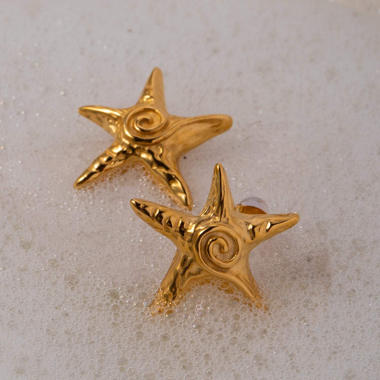 Stainless Steel Star Shape Earrings Earrings - Tophatter Daily Deals