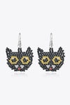 Halloween Theme Earrings Black Cat One Size Earrings - Tophatter Daily Deals