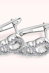 Moissanite 925 Sterling Silver Earrings Moissanite - Tophatter Daily Deals