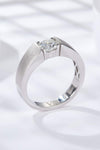 925 Sterling Silver I Carat Moissanite Ring Moissanite - Tophatter Daily Deals