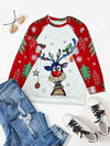 Plus Size Christmas Theme Raglan Sleeve T-Shirt Women's T-Shirts - Tophatter Daily Deals