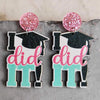 School Theme Wooden Dangle Earrings Style B One Size Earrings - Tophatter Daily Deals