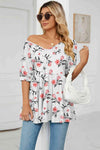 V-Neck Babydoll Blouse Blouses - Tophatter Daily Deals
