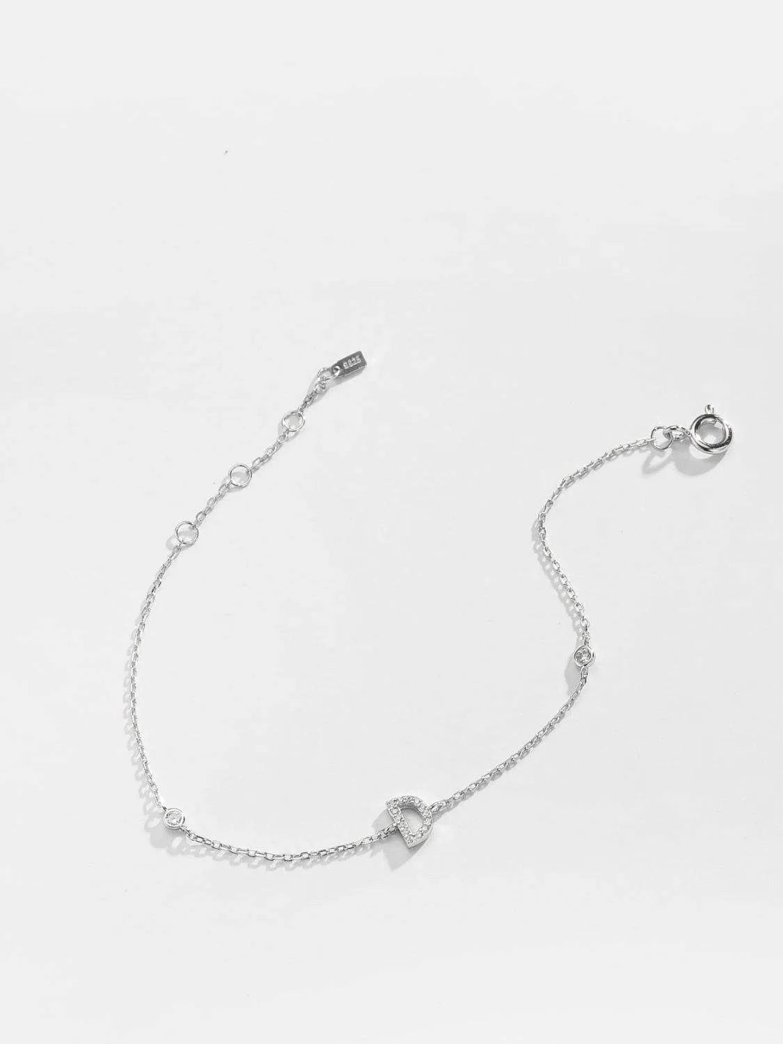 A To F Zircon 925 Sterling Silver Bracelet Bracelets - Tophatter Daily Deals