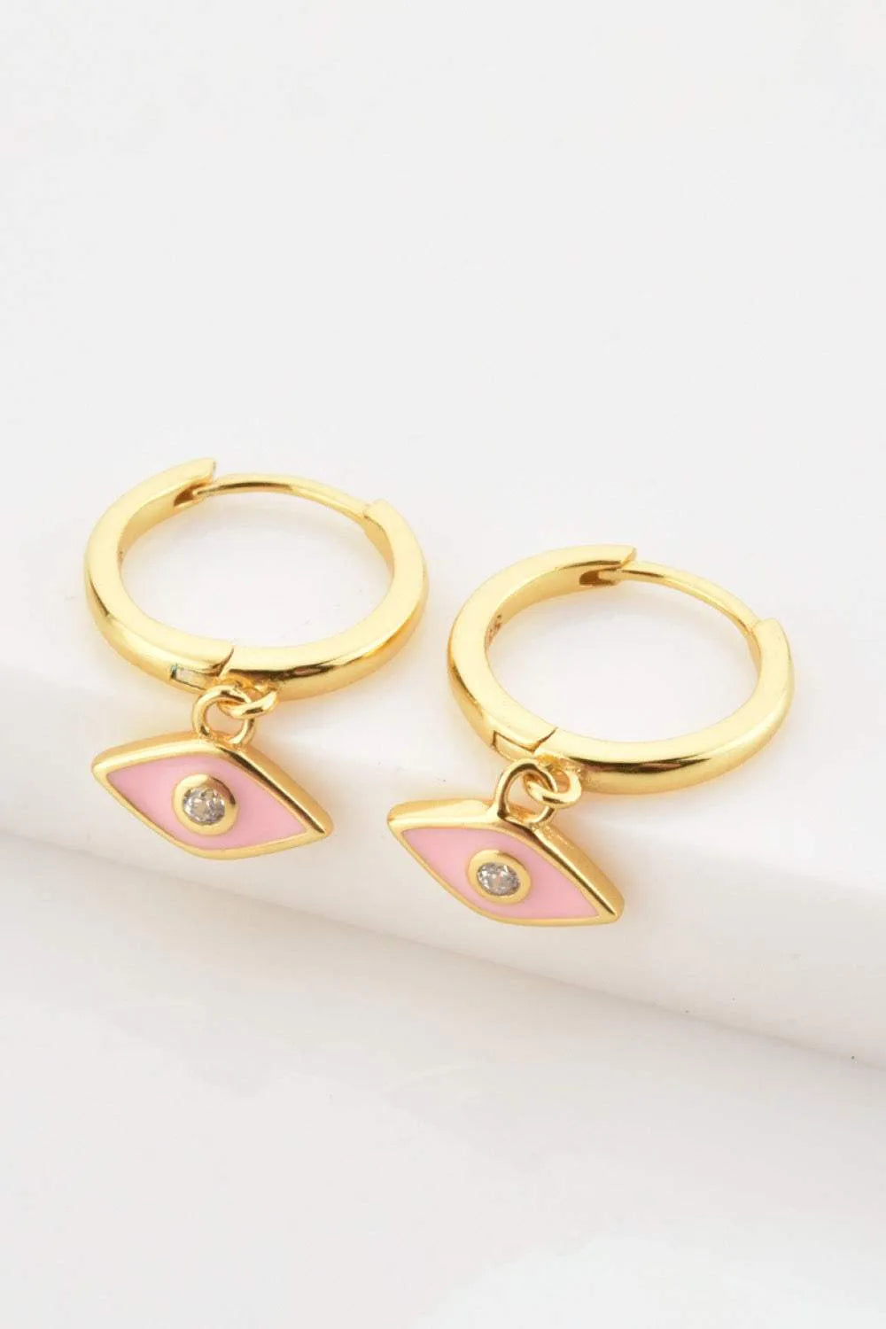 Zircon 925 Sterling Silver Rhombus Drop Earrings Earrings - Tophatter Daily Deals