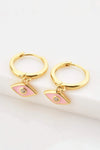 Zircon 925 Sterling Silver Rhombus Drop Earrings Earrings - Tophatter Daily Deals