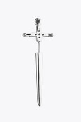 Zircon 925 Sterling Silver Sword Single Ear Jacket Earring Earrings - Tophatter Daily Deals