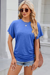 Round Neck Flutter Sleeve T-Shirt - Shop Exciting Products, Brands, And Tools At Tophatter. Exclusive offers. Free delivery everywhere!