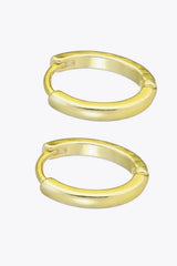 Copper Huggie Earrings Earrings - Tophatter Daily Deals